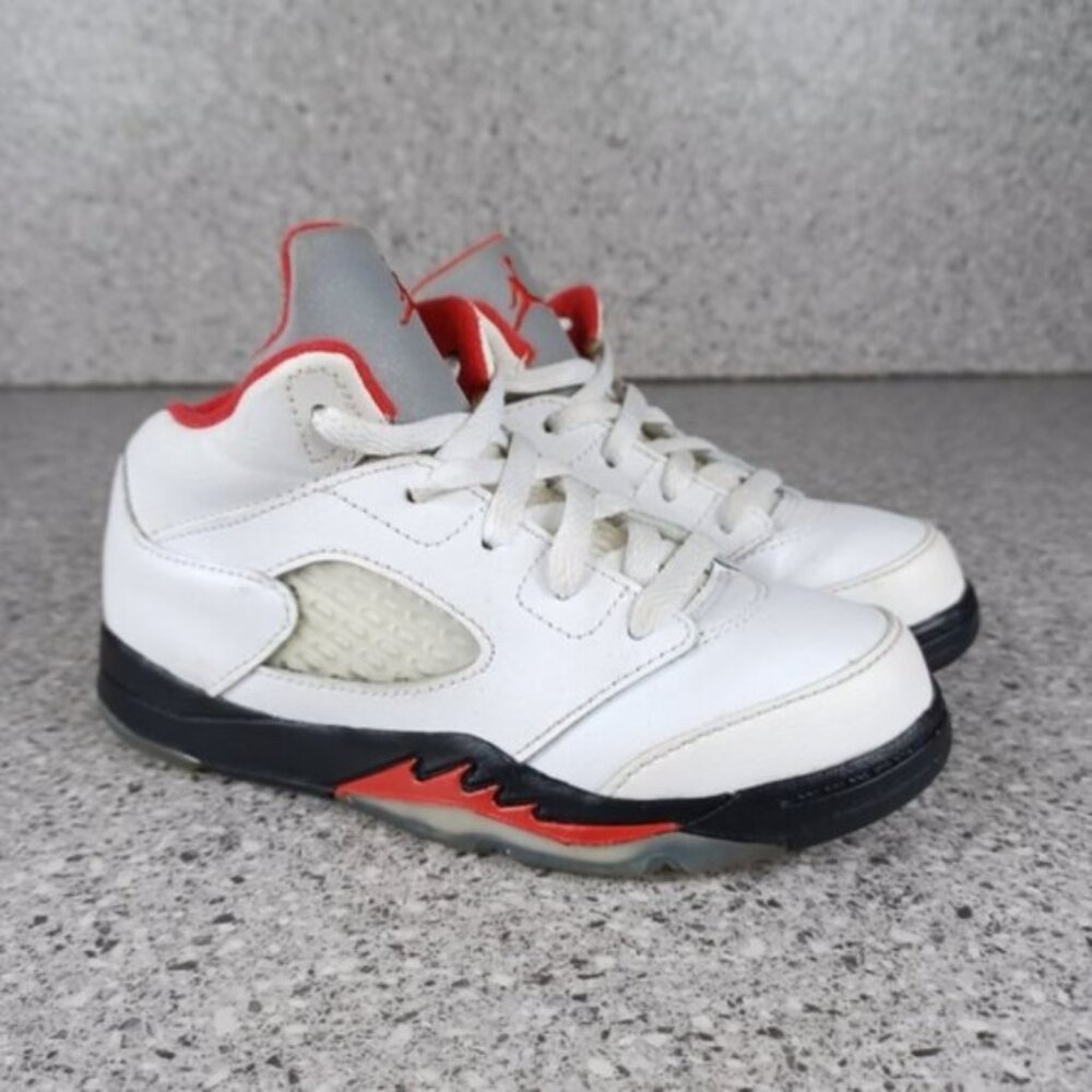Nike Air Jordan 5 "Fire Red" Sneakers Kids Shoes 10C